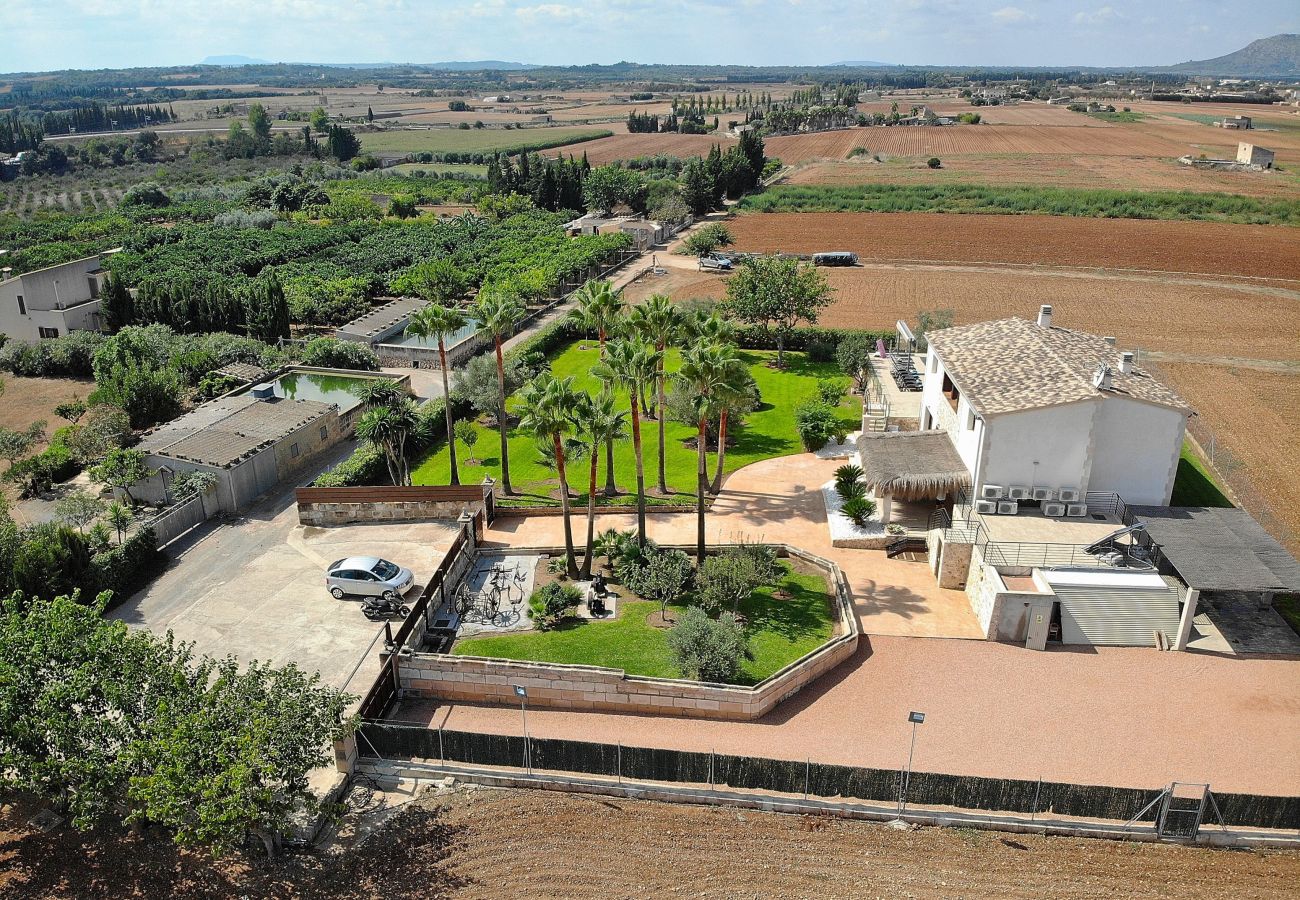 Finca in Muro - Son Sastre 024 luxuriöse Villa mit großem Pool, Klimaanlage, Garten und Terrasse