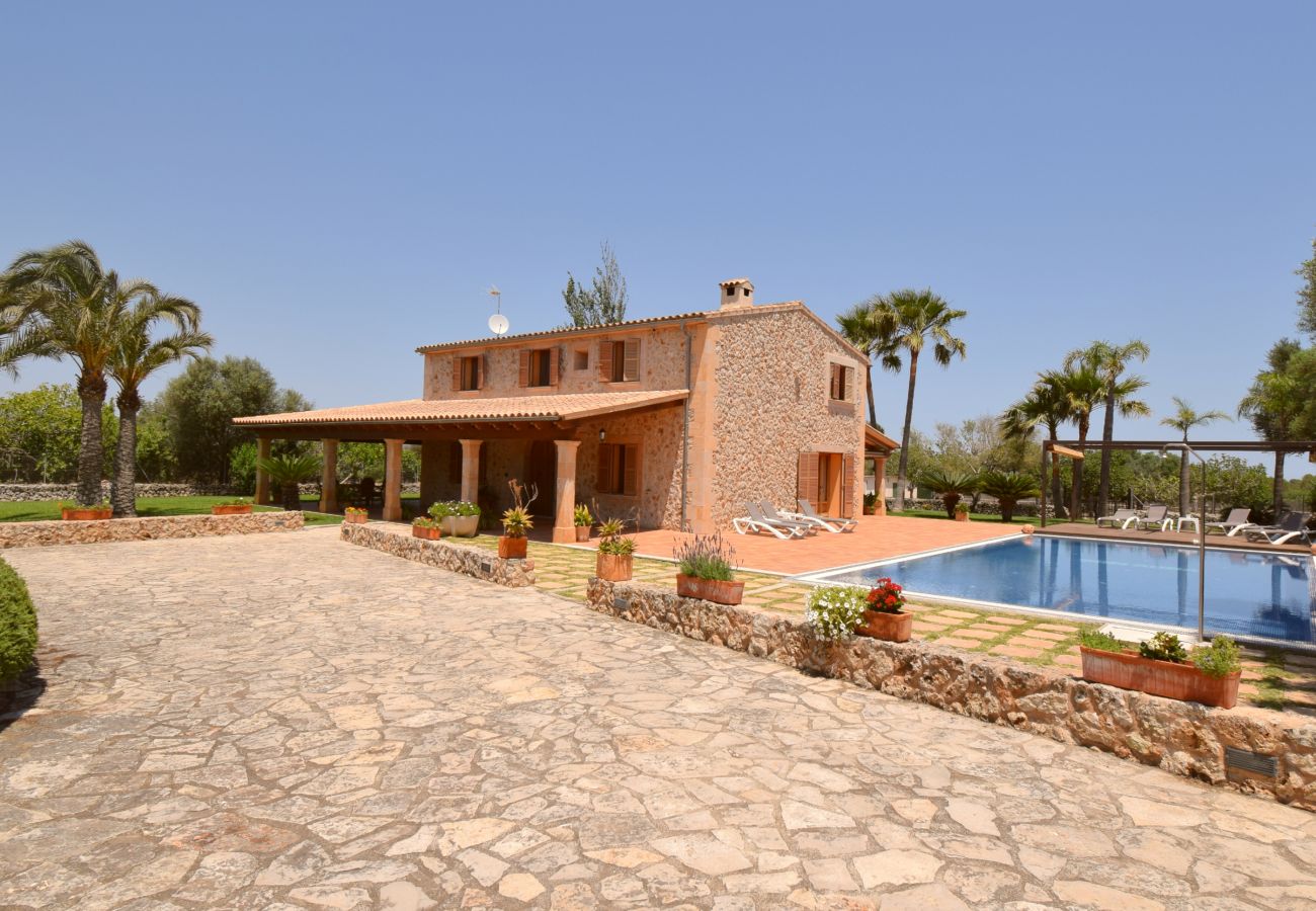 Finca in Muro - Son Auba Gran 043 fantastische Villa in der Natur, privater Pool, Grill und W-Lan