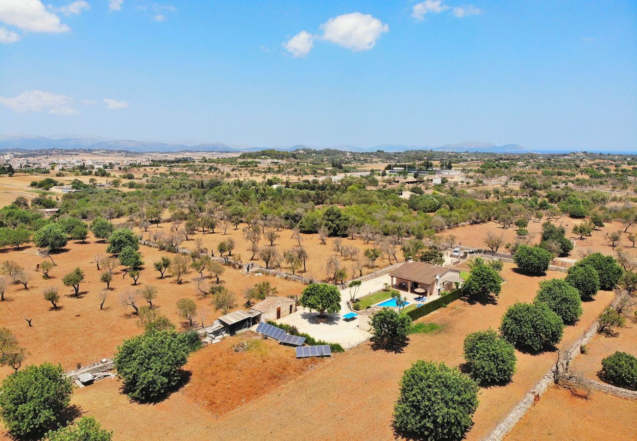 Finca in Santa Margalida - S'Estret 184 herrliche Finca mit privatem Pool, Terrasse, gemütlichem Garten und Tischtennis