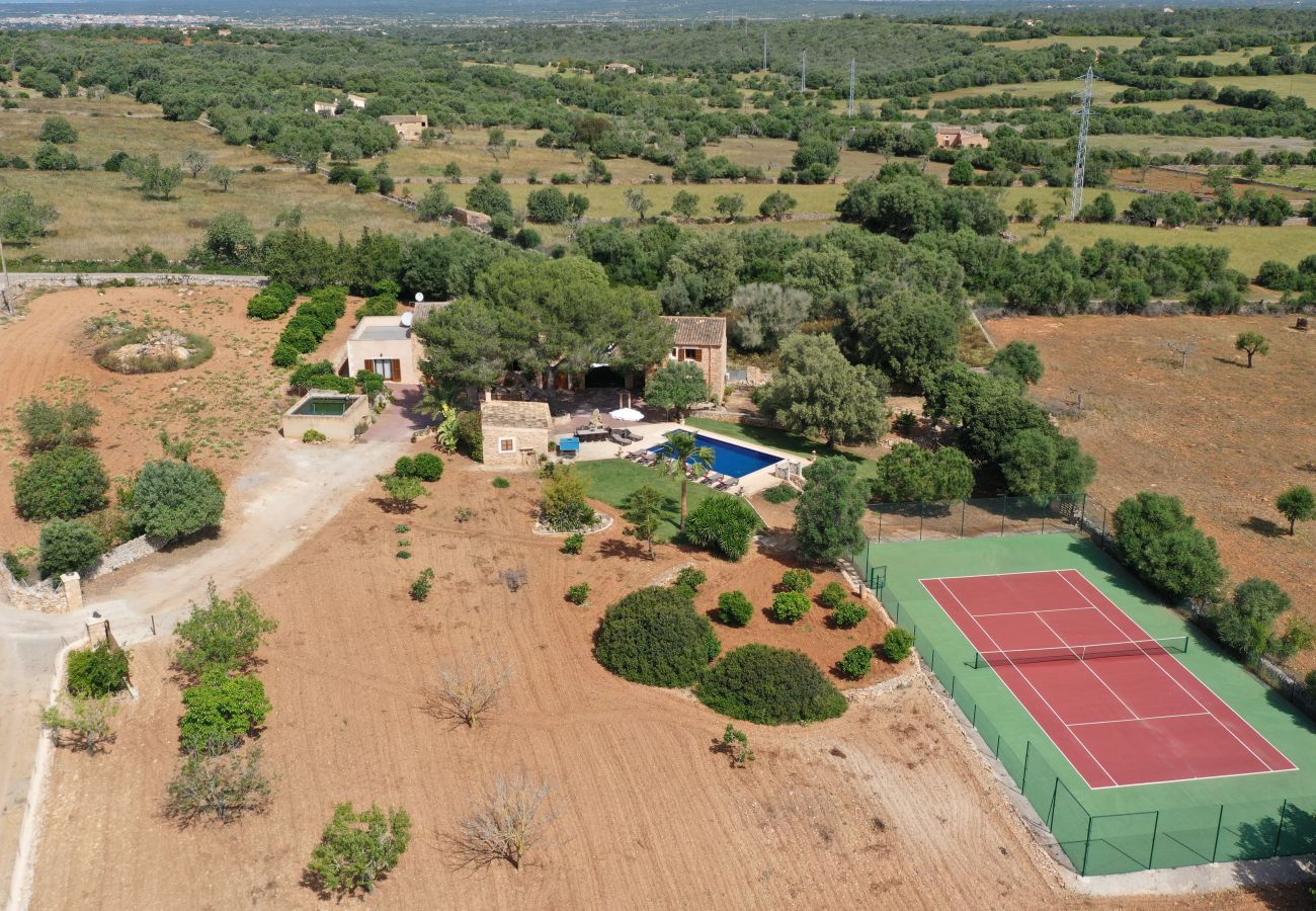 Finca in Santanyi - Ses Angoixes » Finca für 10 Personen mit privatem Tennisplatz