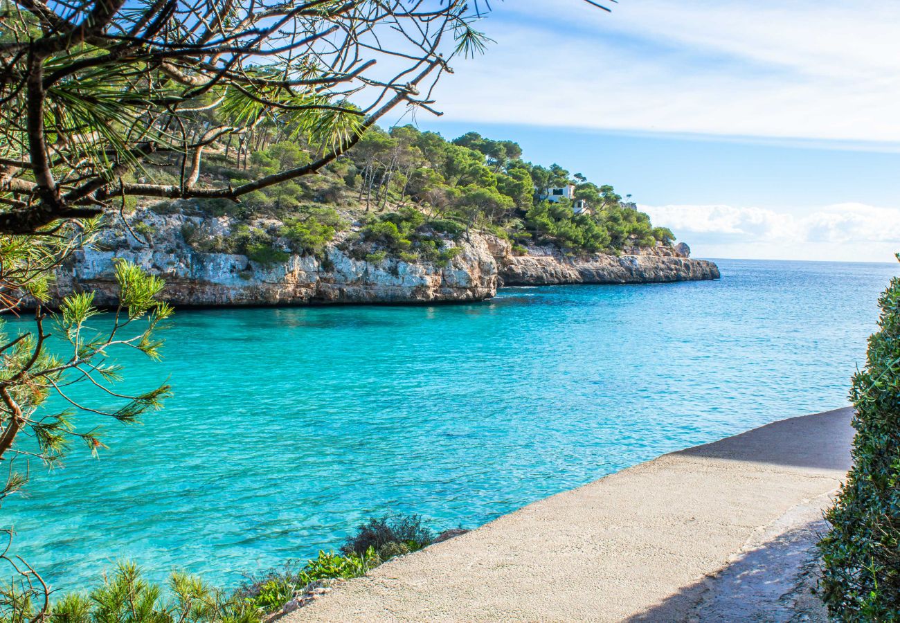 Ferienhaus in Cala Santanyi - Strandhaus Sa Barca mit Meerblick und  nur wenige Schritte zur Cala Santanyí