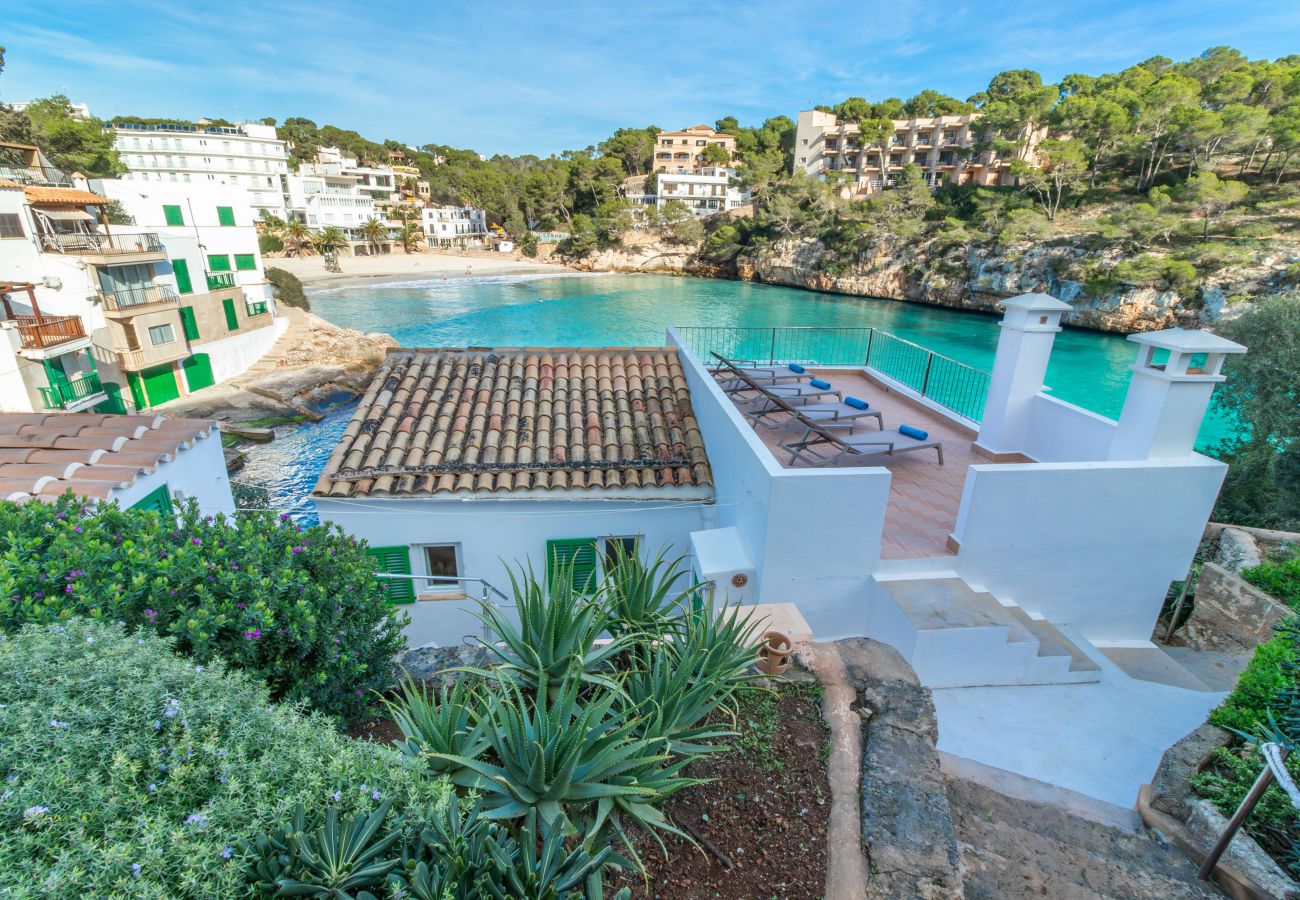 Ferienhaus in Cala Santanyi - Strandhaus Sa Barca mit Meerblick und  nur wenige Schritte zur Cala Santanyí