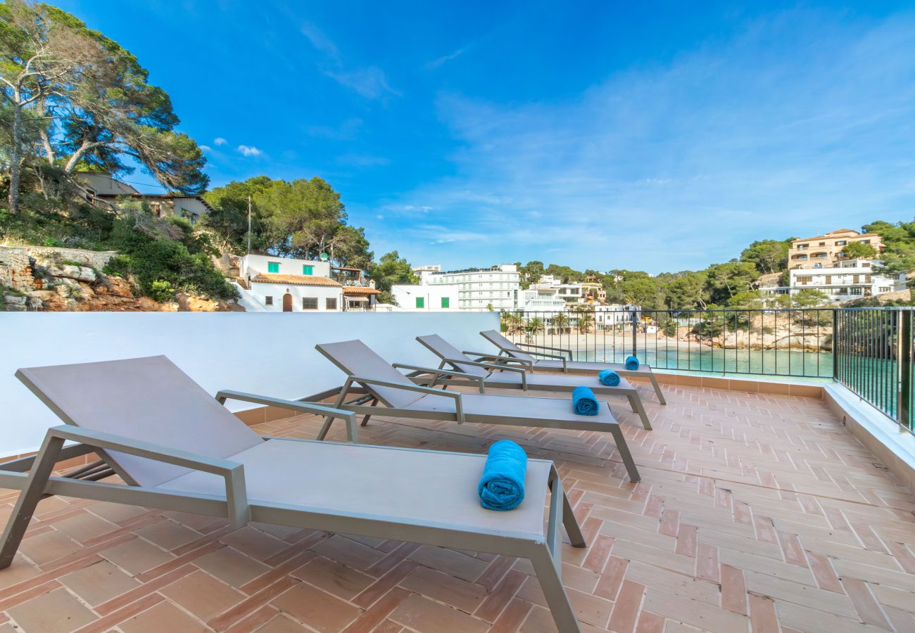 Ferienhaus in Cala Santanyi - Strandhaus Sa Barca mit Meerblick und  nur wenige Schritte zur Cala Santanyí