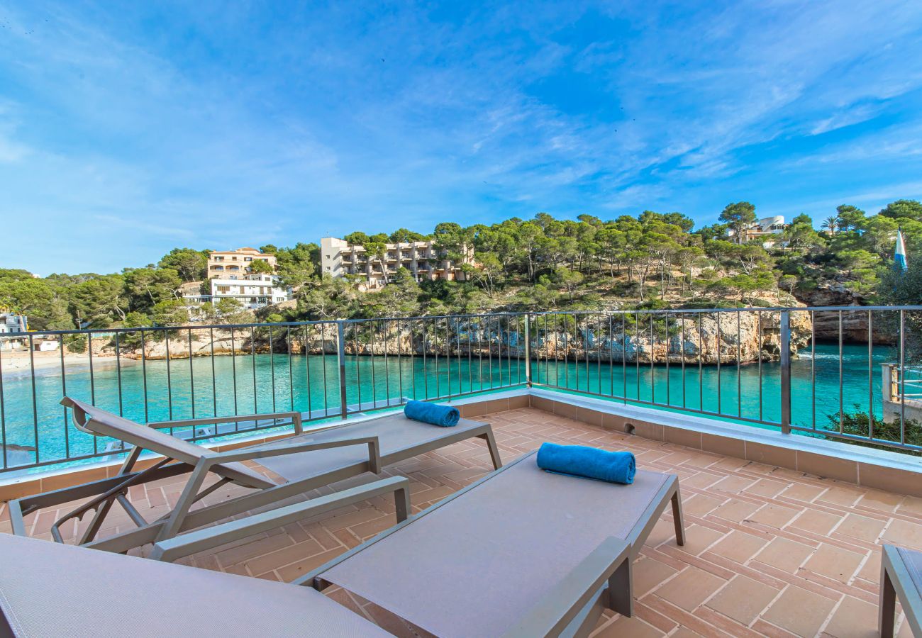 Ferienhaus in Cala Santanyi - Strandhaus Sa Barca mit Meerblick und  nur wenige Schritte zur Cala Santanyí