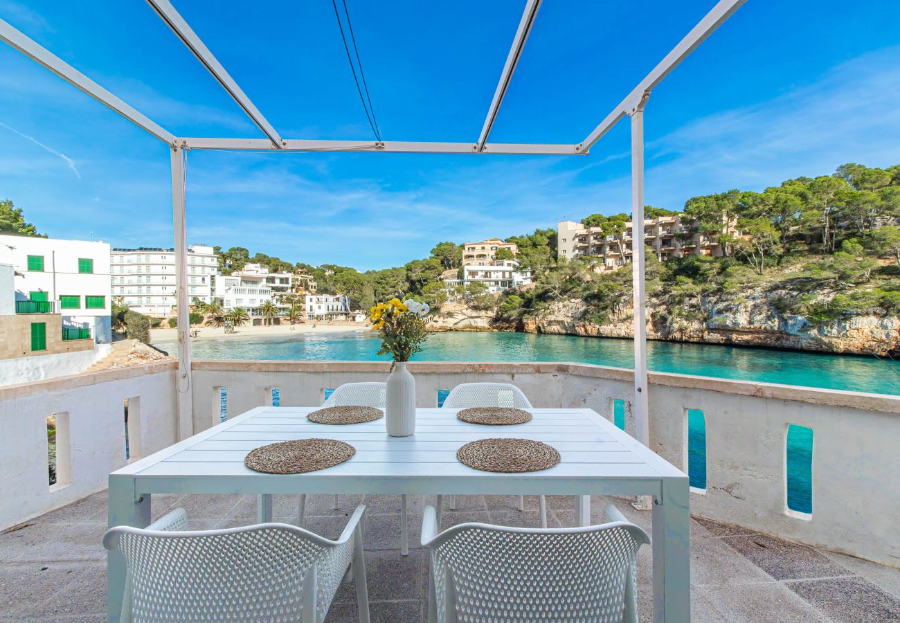 Ferienhaus in Cala Santanyi - Strandhaus Sa Barca mit Meerblick und  nur wenige Schritte zur Cala Santanyí