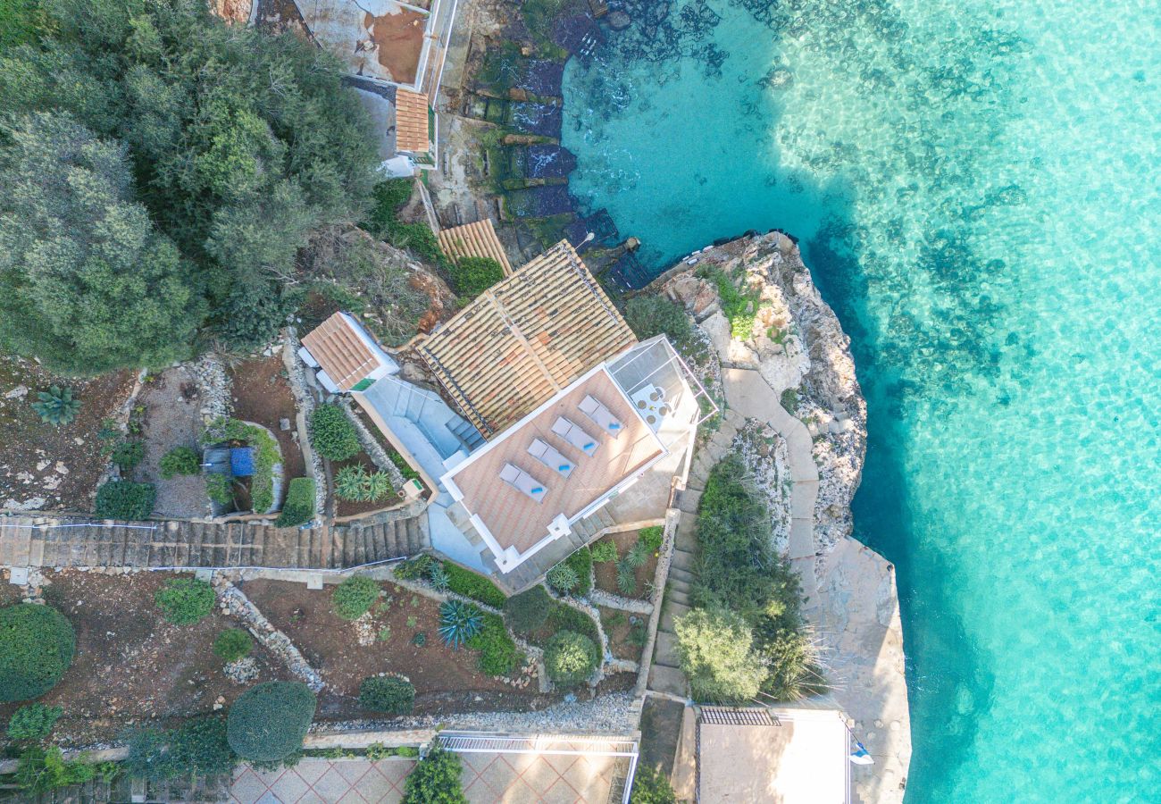 Ferienhaus in Cala Santanyi - Strandhaus Sa Barca mit Meerblick und  nur wenige Schritte zur Cala Santanyí