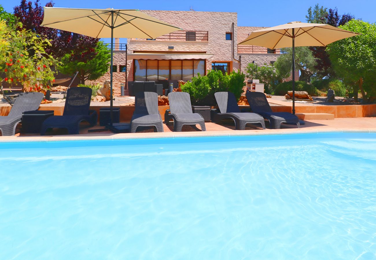 Finca in Campos - Son Vigili 417 herrliche Villa mit privatem Pool, Jacuzzi, Kinderbereich und Klimaanlage