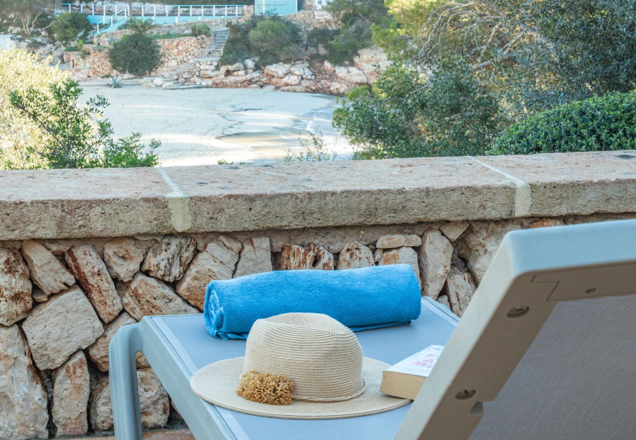 Ferienwohnung in Cala Santanyi - Sa Trona Beach House Ferienhaus mit Blick auf Cala Santanyi nur wenige Schritte vom Strand entfernt