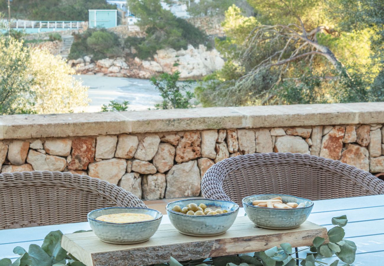 Ferienwohnung in Cala Santanyi - Sa Trona Beach House Ferienhaus mit Blick auf Cala Santanyi nur wenige Schritte vom Strand entfernt