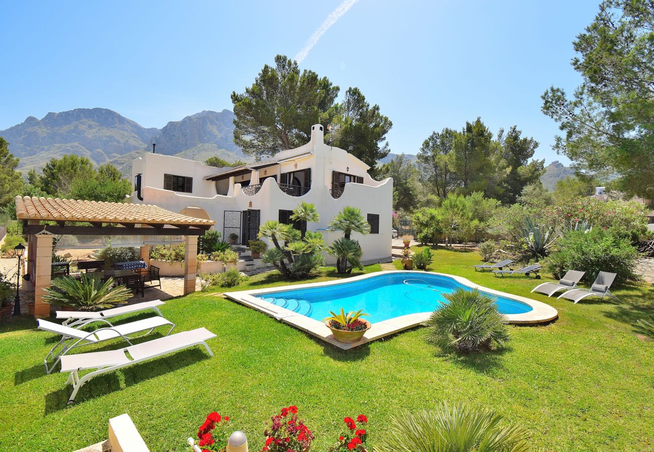 Ferienhaus, Garten, Schwimmbad, Urlaub, Mallorca, Ausblick