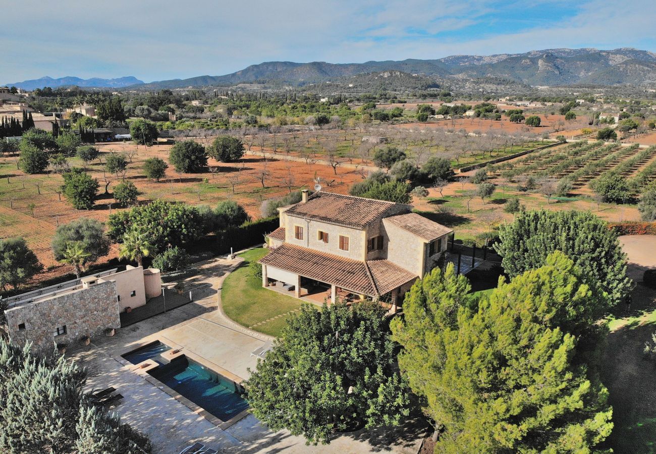 Finca en Binissalem - Es Triquet 151 acogedora villa con piscina privada, terraza, barbacoa y WiFi