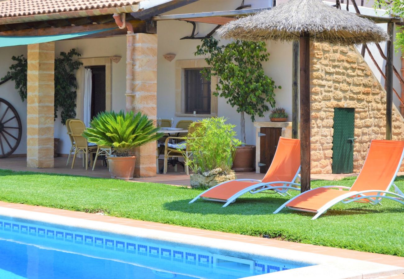 Finca en Son Serra de Marina - Casa Inés 165 magnífica finca con piscina privada, gran jardín, aire acondicionado y WiFi