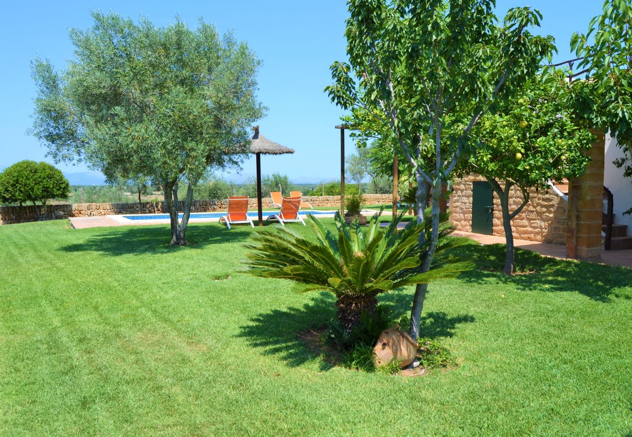 Finca en Son Serra de Marina - Casa Inés 165 magnífica finca con piscina privada, gran jardín, aire acondicionado y WiFi