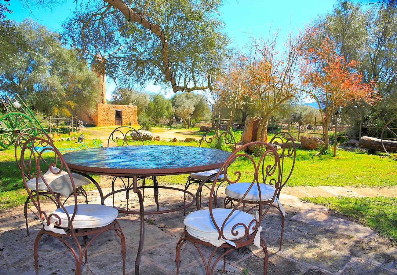 Finca en Son Serra de Marina - Sa Cabaneta 235 tradicional finca con piscina privada, jardín, barbacoa y WiFi