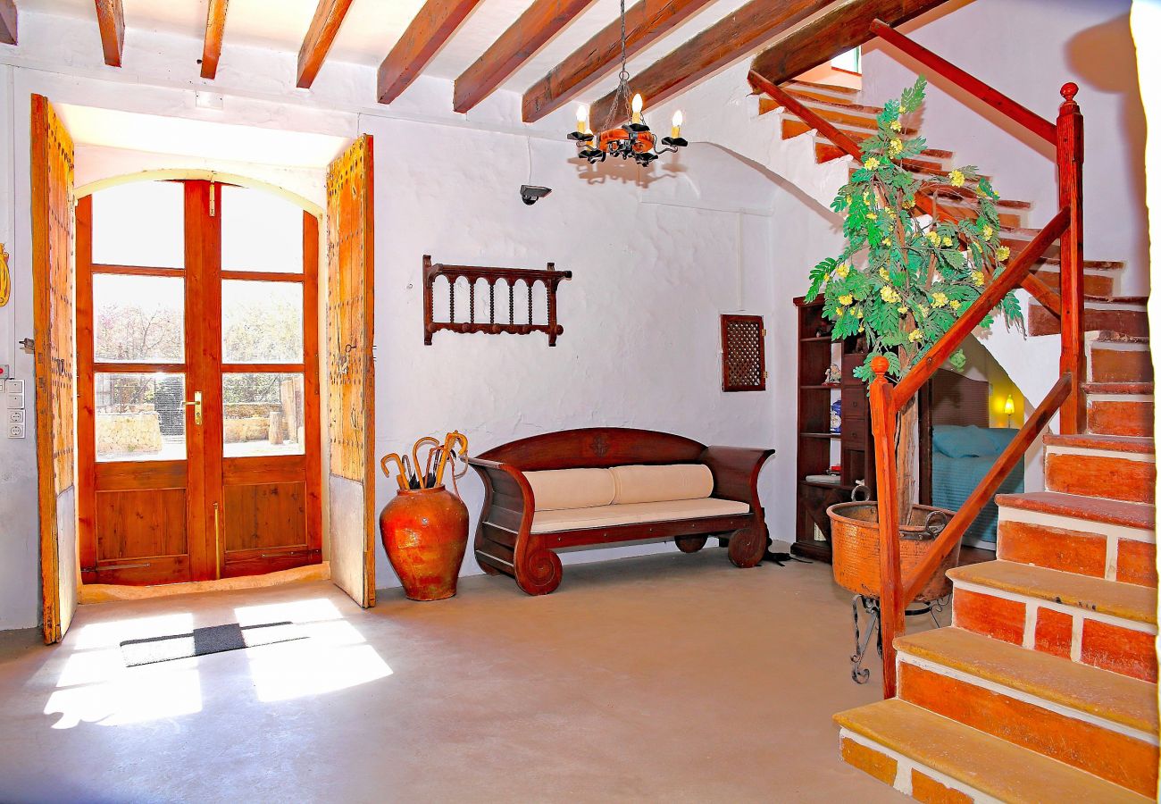 Finca en Son Serra de Marina - Sa Cabaneta 235 tradicional finca con piscina privada, jardín, barbacoa y WiFi