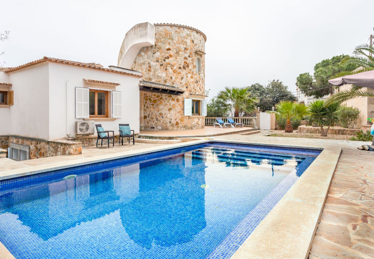 Casa en Cala Santanyi - Villa Torre Mar » villa con piscina a 100 m de la playa, Wifi