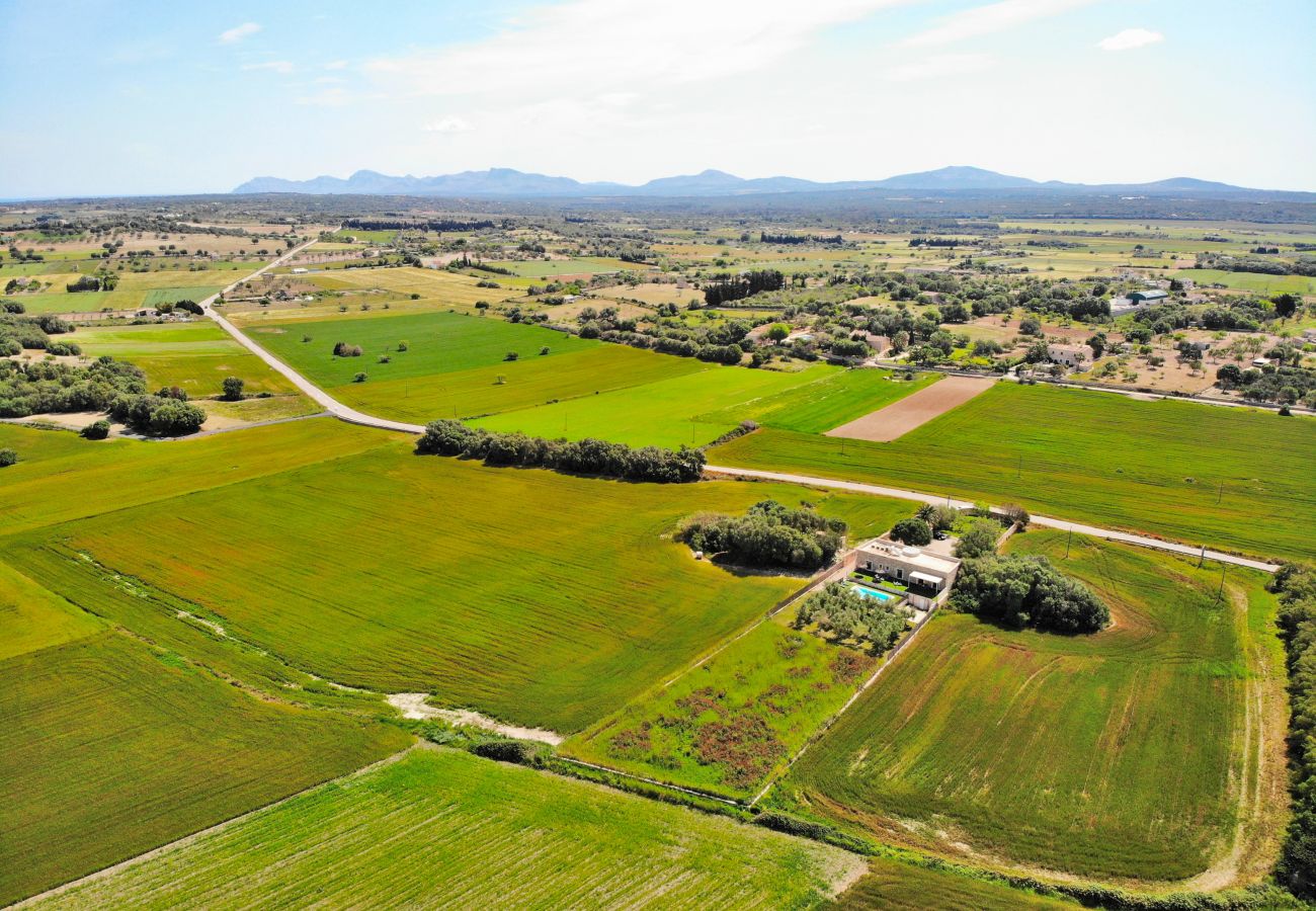 Finca en Maria de la salut - Es Gassons 012 fantástica villa con piscina privada, impresionantes vistas, barbacoa y aire acondicionado