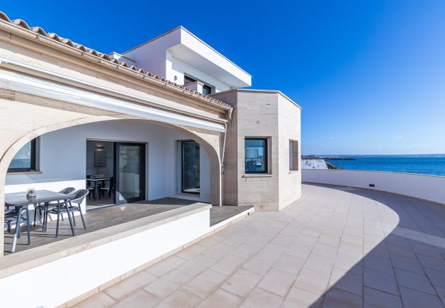 Villa en Palma  - Villa Mar Felostal casa en primera línea de mar en Cala Gamba disponible para alquiler mensual