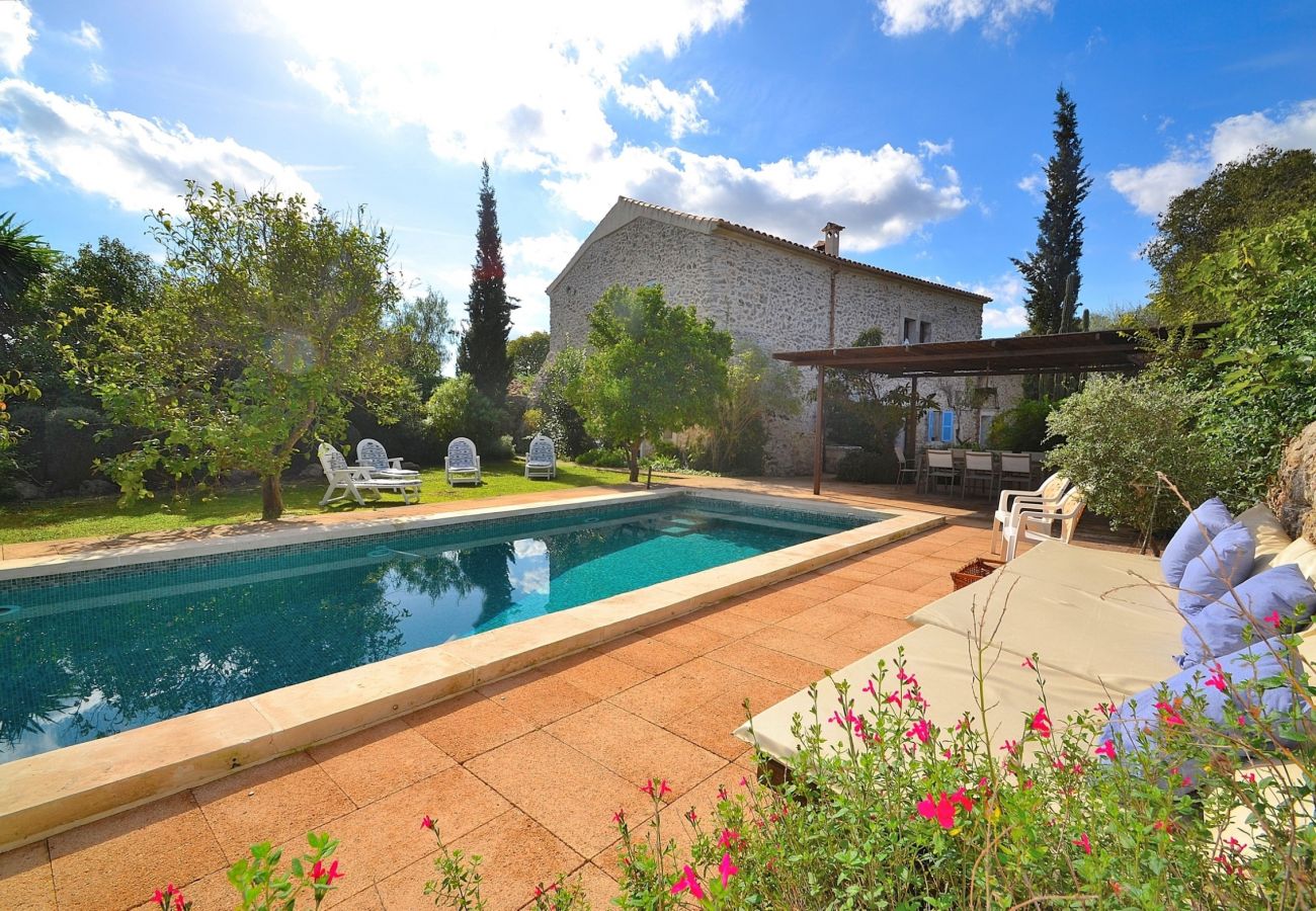 vvThe villa for 8 people has a large pool