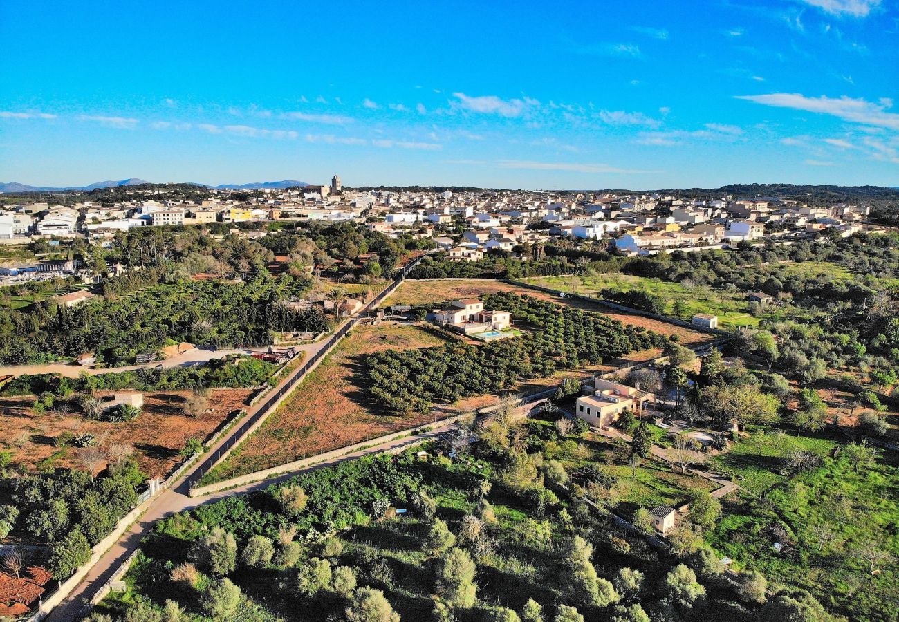 Country house in Muro - Els Tarongers 081 fantastic finca with private pool, air conditioning, terrace and barbecue