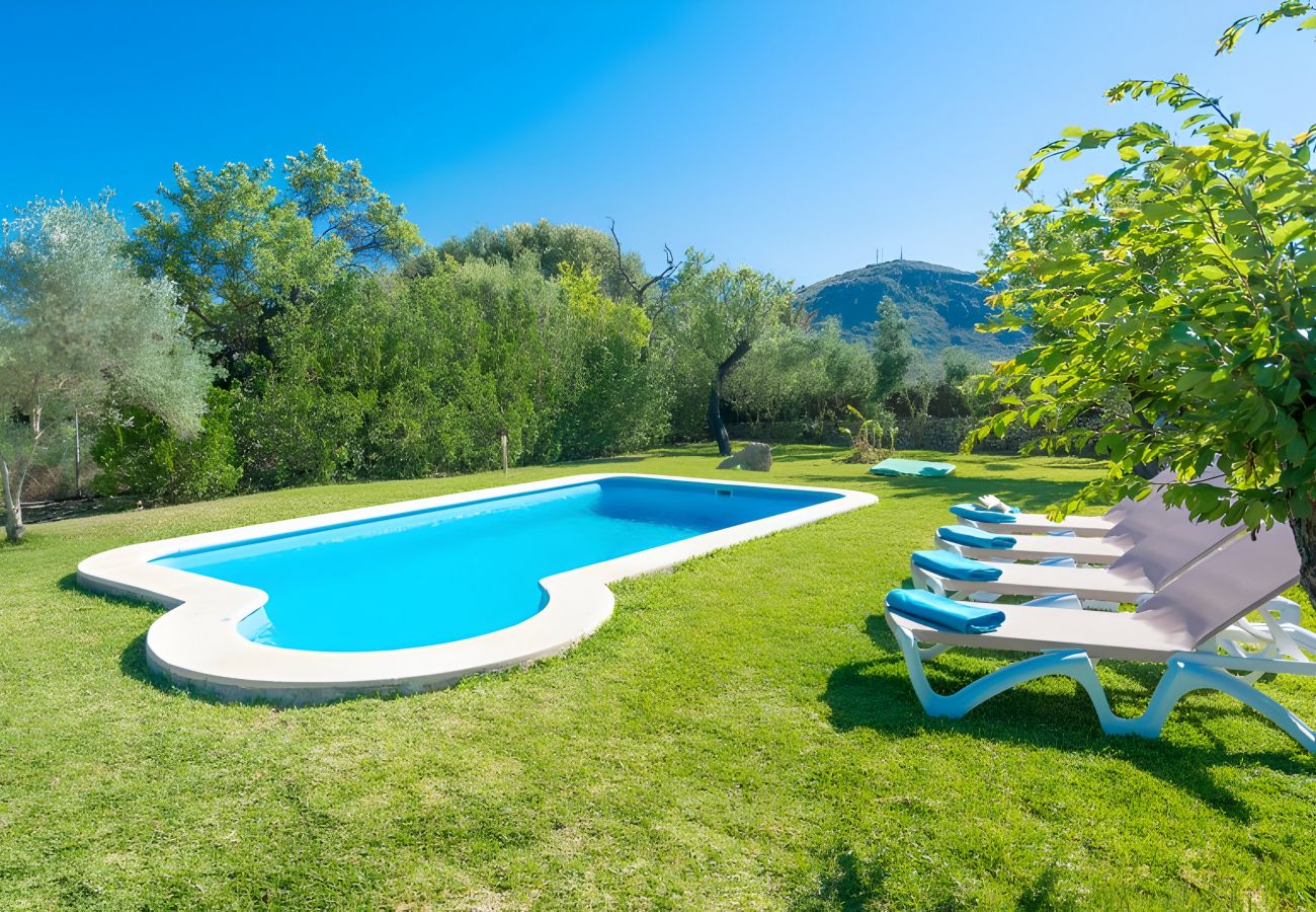 Country house in Alcudia - Can Roig 113 fantastic finca with private pool, garden, children's area and air-conditioning