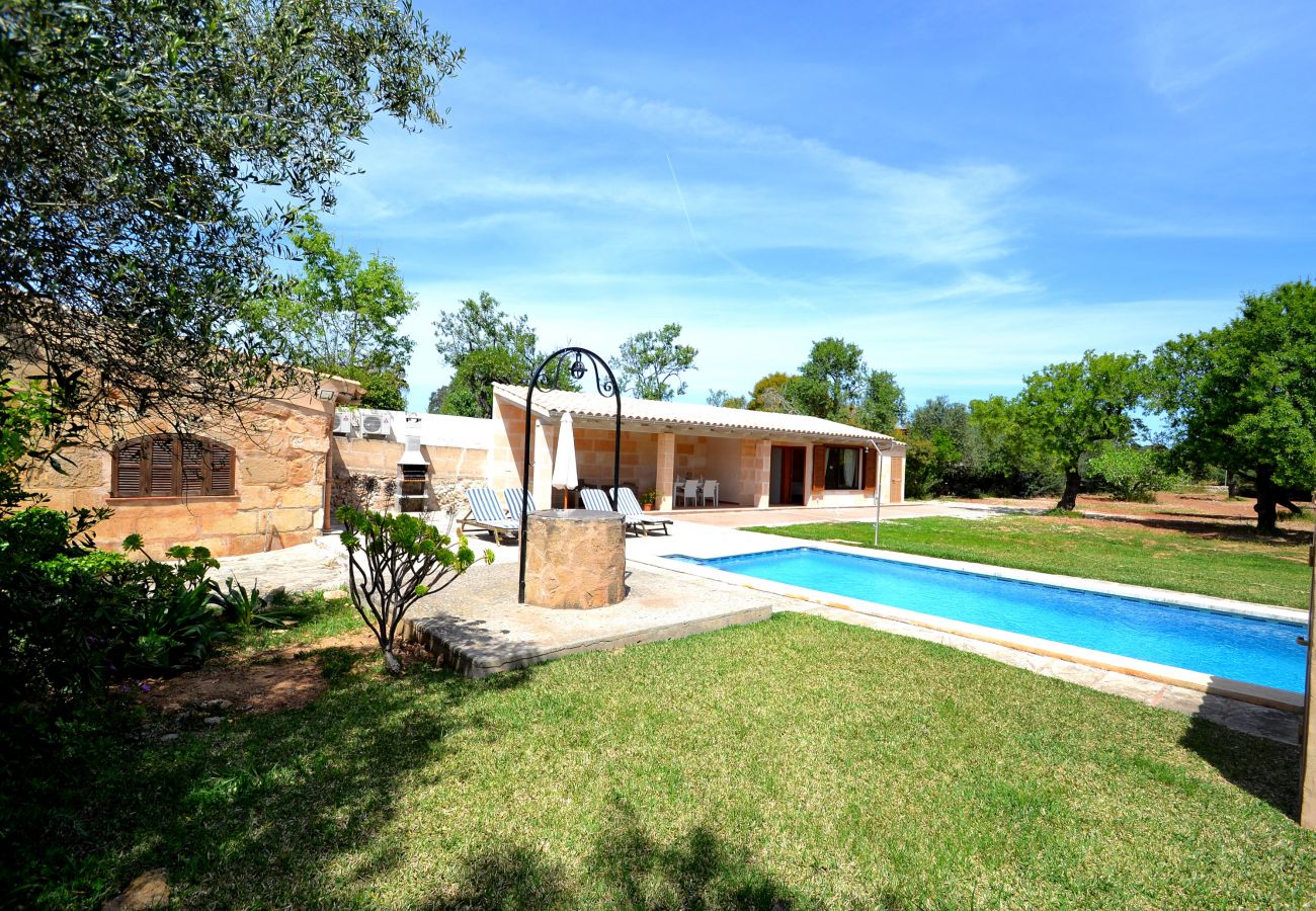 Country house in Alcudia - Els Olivers 138 rustic finca with private swimming pool, air conditioning, terrace and barbecue