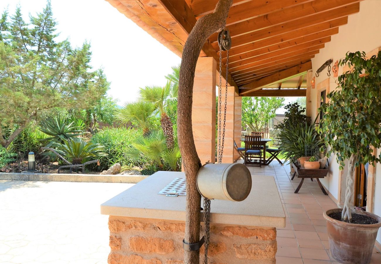 Country house in Son Serra de Marina - Casa Inés 165 magnificent finca with private pool, large garden, air conditioning and WiFi