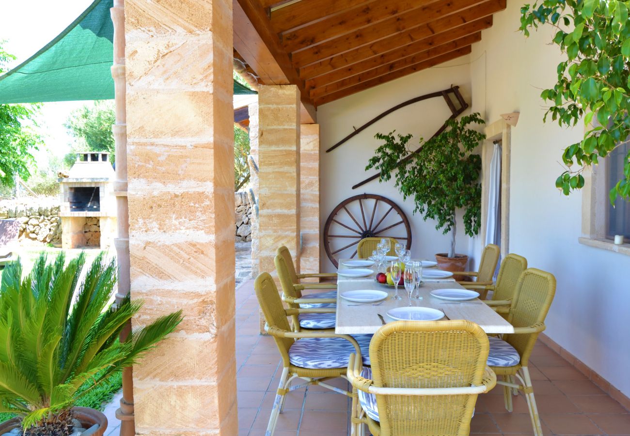 Country house in Son Serra de Marina - Casa Inés 165 magnificent finca with private pool, large garden, air conditioning and WiFi