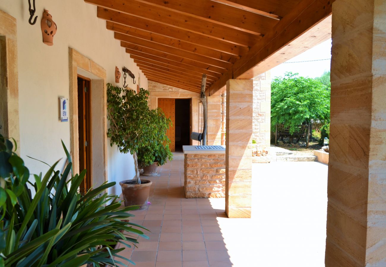 Country house in Son Serra de Marina - Casa Inés 165 magnificent finca with private pool, large garden, air conditioning and WiFi