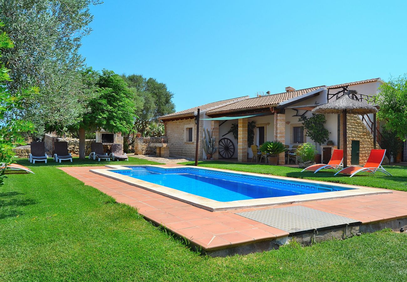 Country house in Son Serra de Marina - Casa Inés 165 magnificent finca with private pool, large garden, air conditioning and WiFi