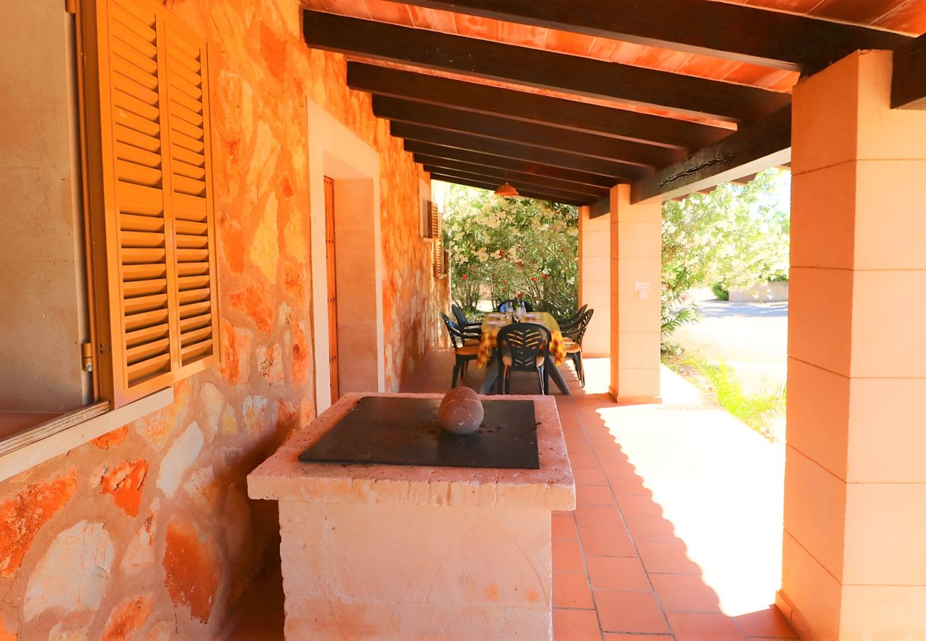 Country house in Campos - Can Toni 403 traditional finca with private pool, air-conditioning, large garden and WiFi