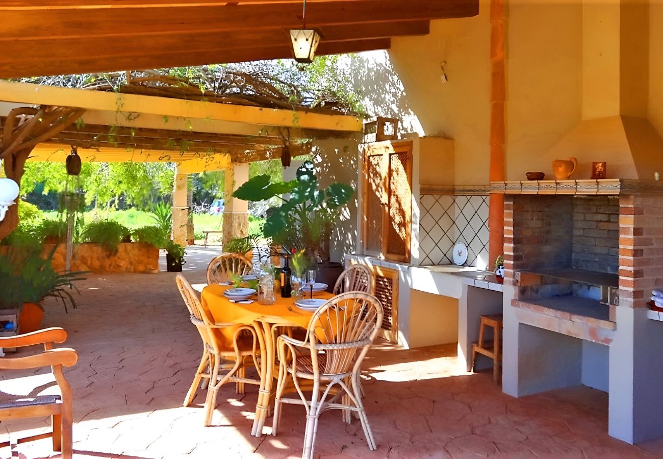 Country house in Llucmajor - Son Antem 420 fantastic finca with private pool, terrace, barbecue and air conditioning