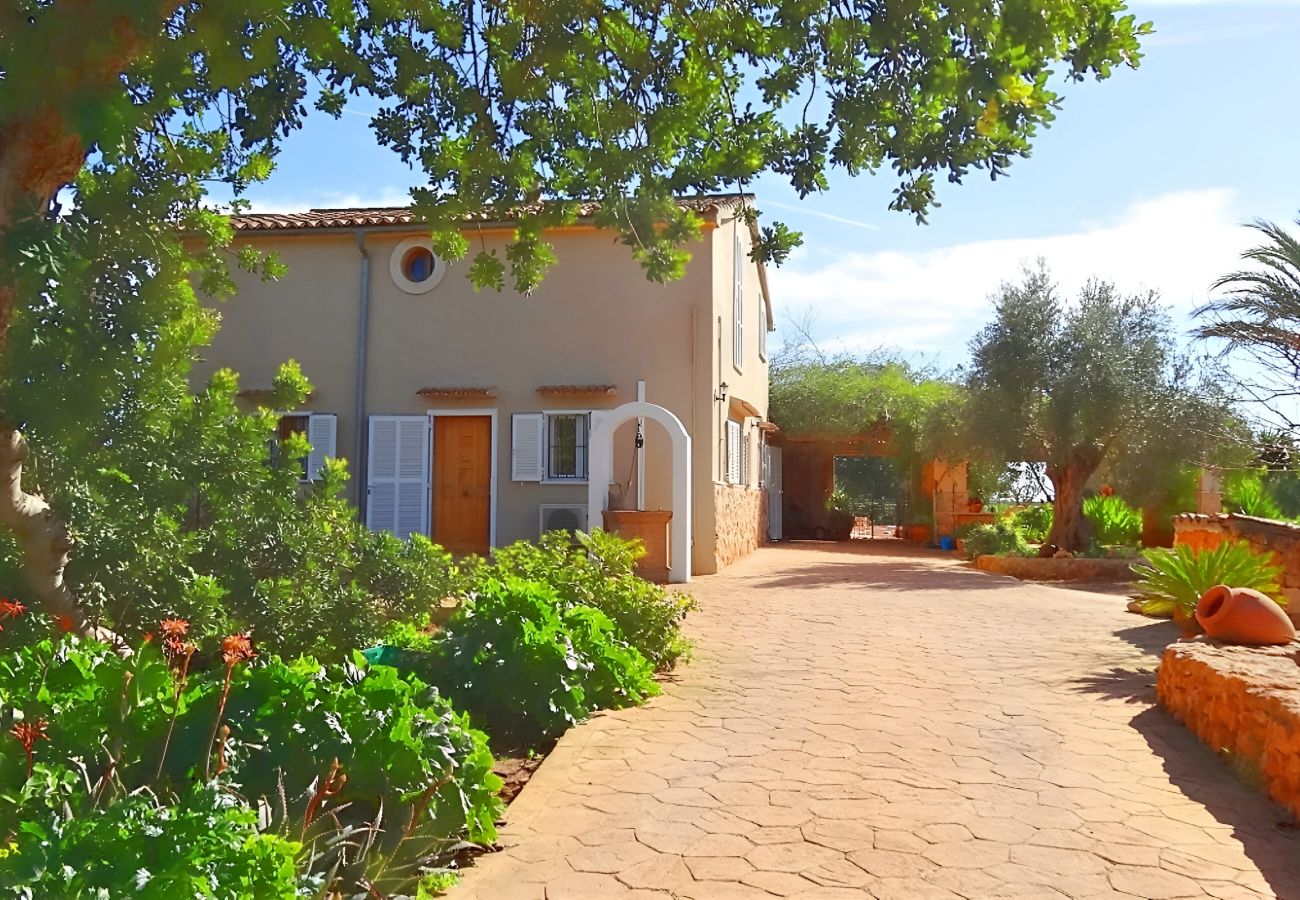 Country house in Llucmajor - Son Antem 420 fantastic finca with private pool, terrace, barbecue and air conditioning