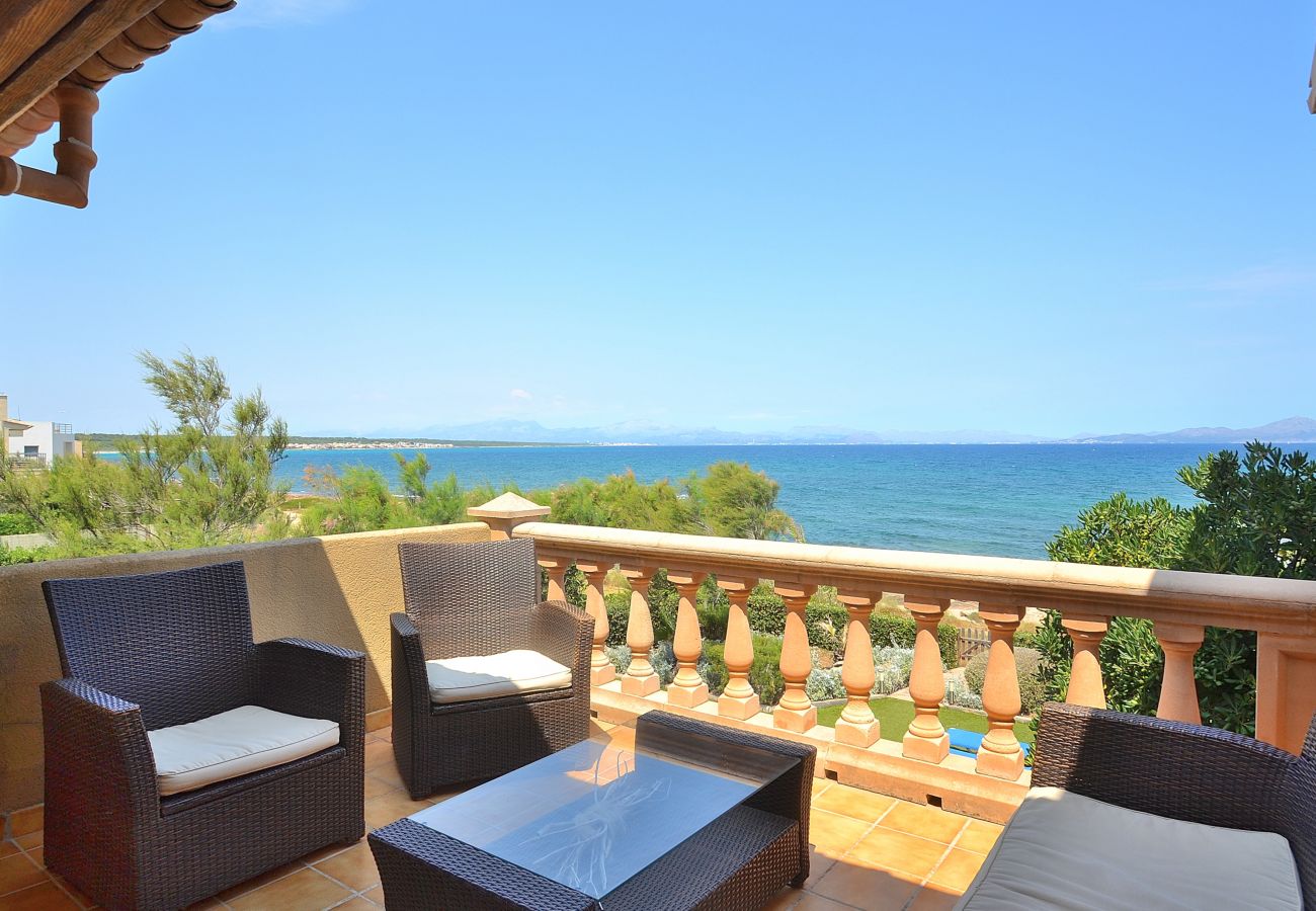 Villa in Colonia de Sant Pere - Embat 017 villa with private pool and direct access to the sea, garden and air conditioning