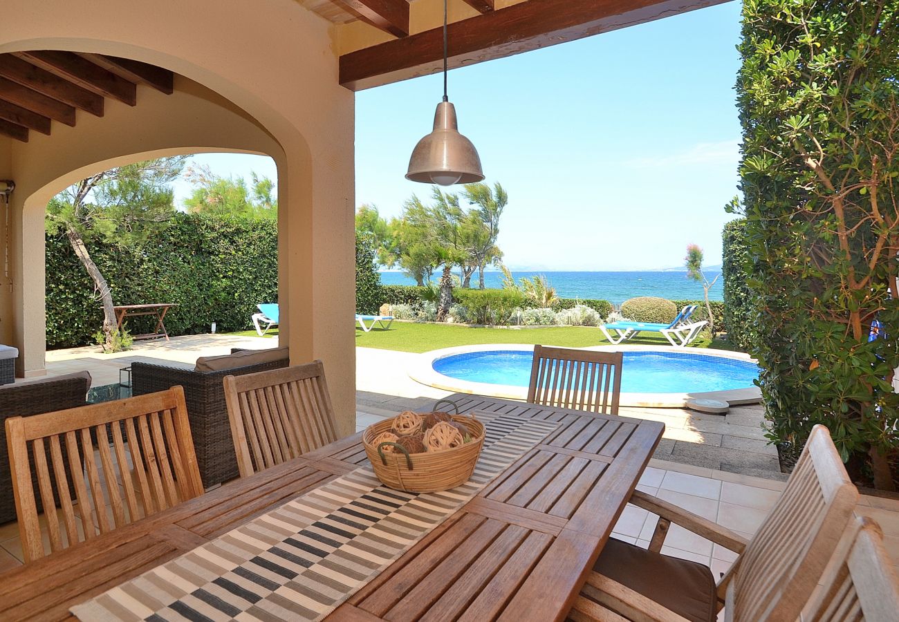 Villa in Colonia de Sant Pere - Embat 017 villa with private pool and direct access to the sea, garden and air conditioning