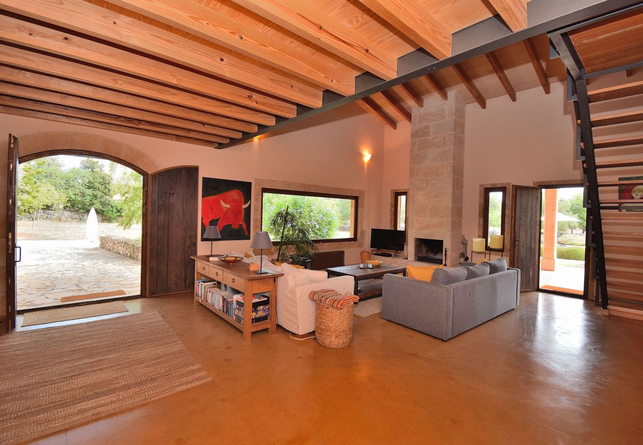 Villa in Muro - Casa Nuria 019 fantastic finca with private pool, terrace, garden and billiard