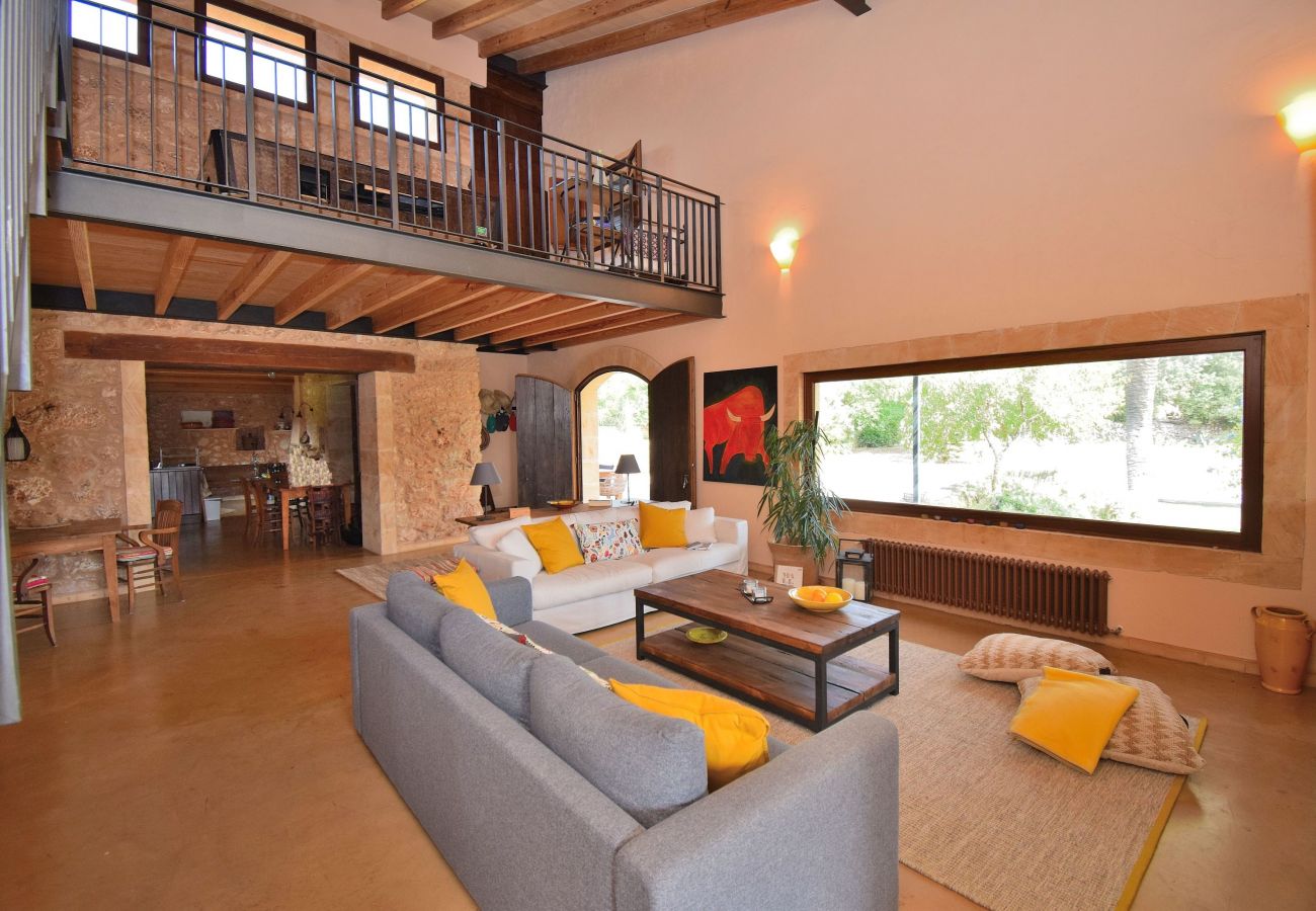 Villa in Muro - Casa Nuria 019 fantastic finca with private pool, terrace, garden and billiard