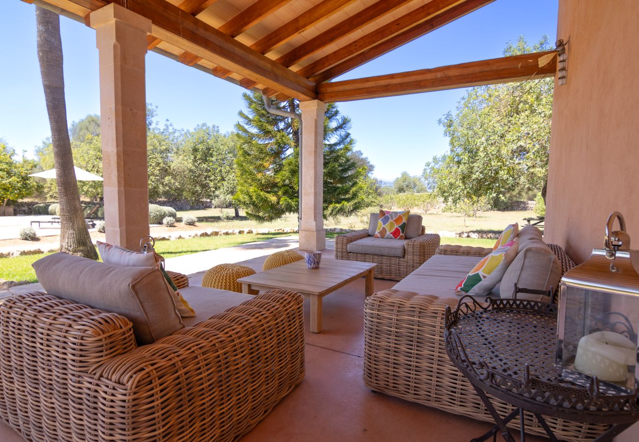 Villa in Muro - Casa Nuria 019 fantastic finca with private pool, terrace, garden and billiard