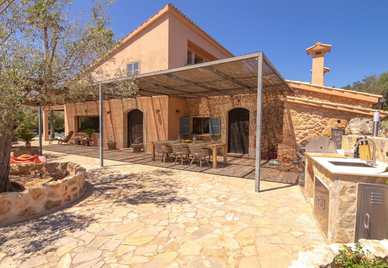 Villa in Muro - Casa Nuria 019 fantastic finca with private pool, terrace, garden and billiard