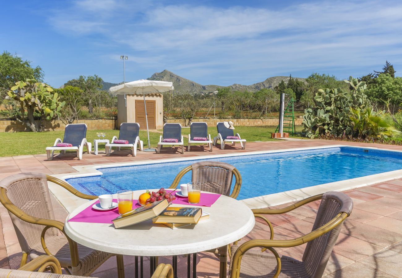 Country house in Alcudia - Marilen 254 fantastic finca with private pool, large garden, playground and air conditioning