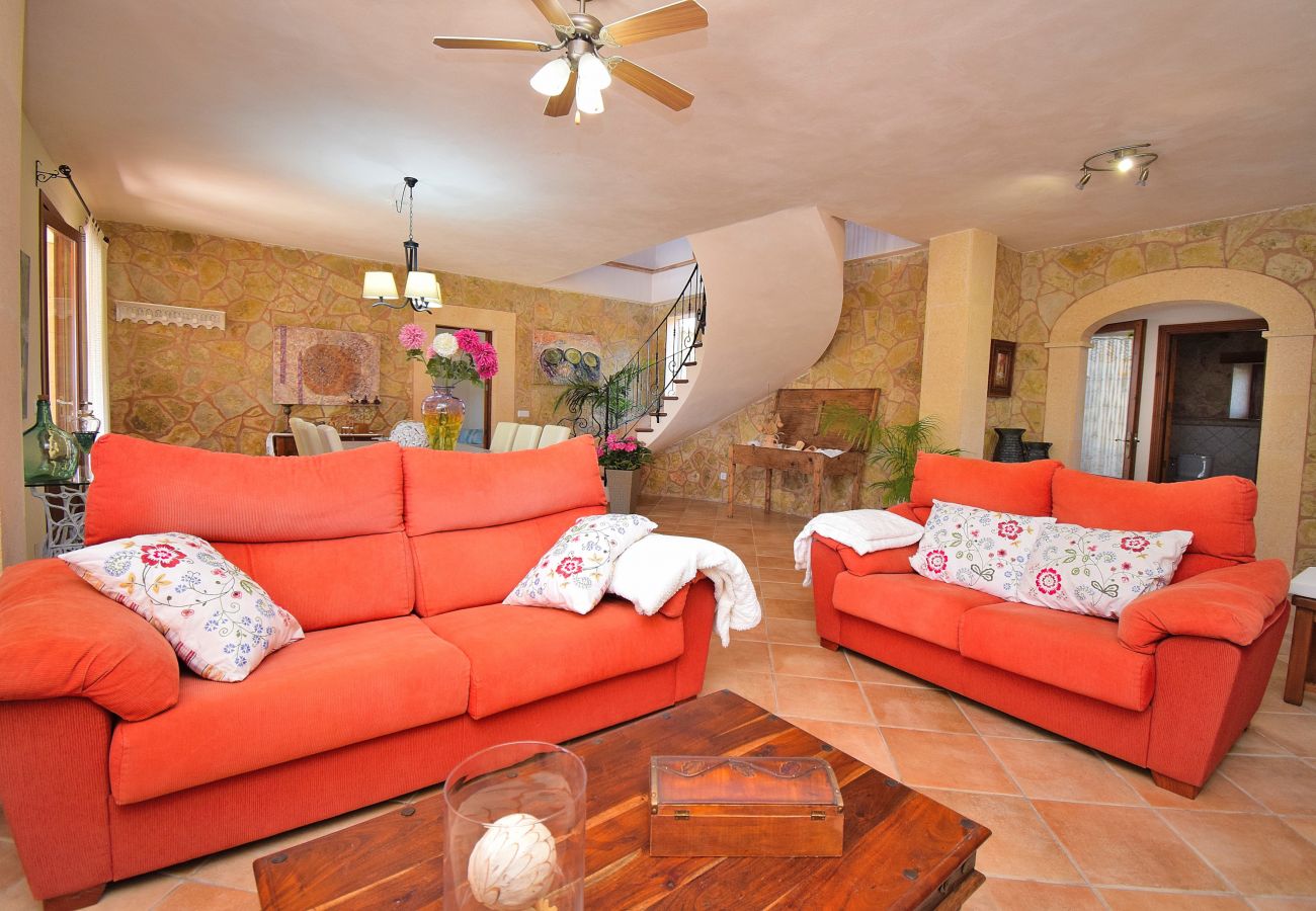 Villa in Santa Margalida - Vernissa 288 fantastic villa with private pool, large garden, barbecue and air conditioning