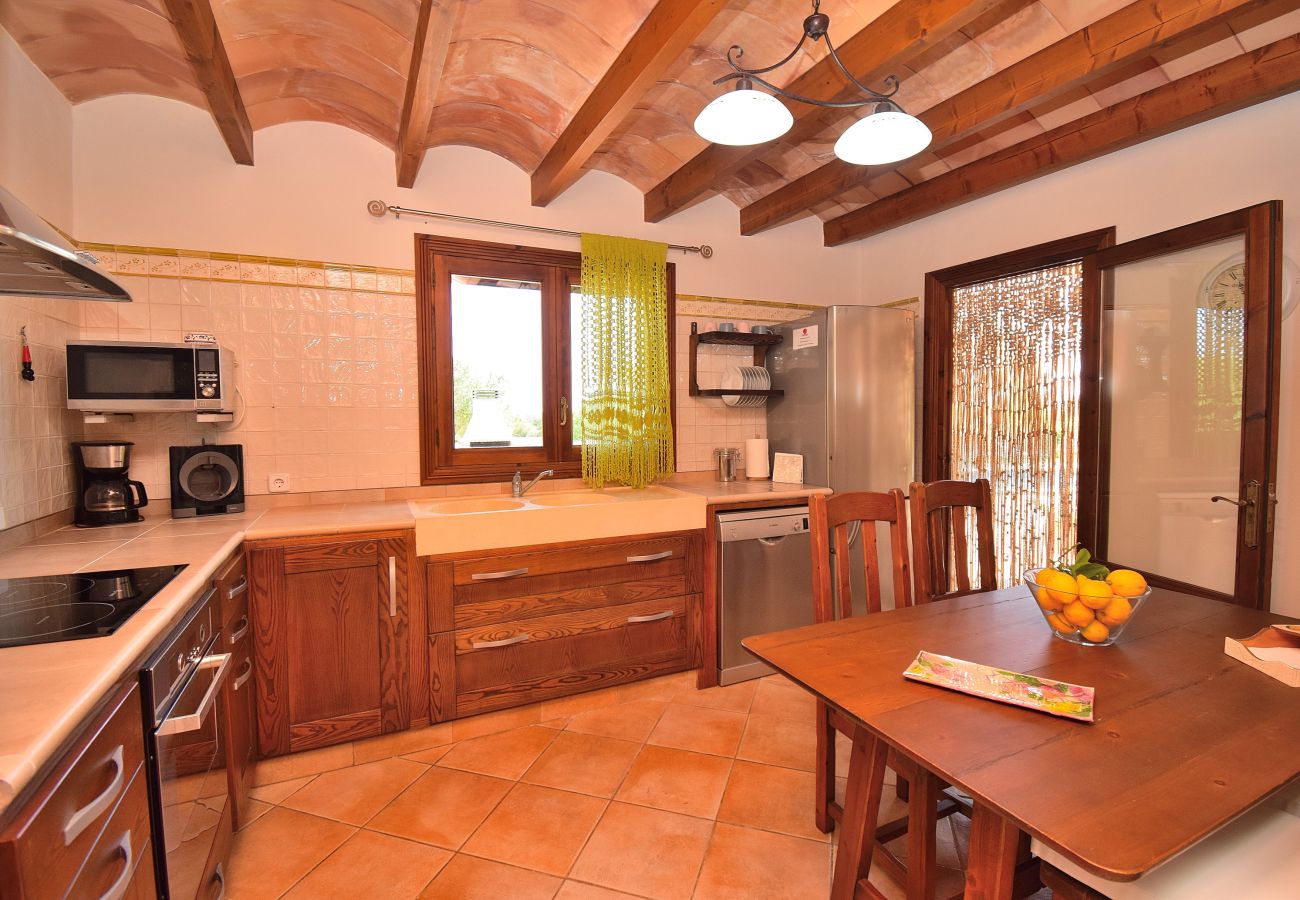 Villa in Santa Margalida - Vernissa 288 fantastic villa with private pool, large garden, barbecue and air conditioning