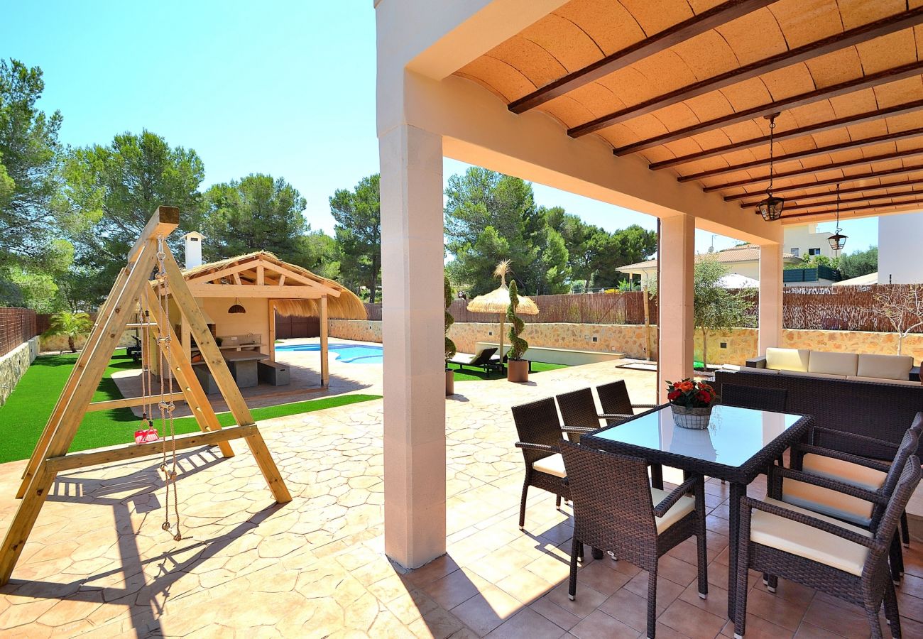 Villa in Son Serra de Marina - Mexic 066 magnificent villa with private pool, barbecue, children's area and air conditioning